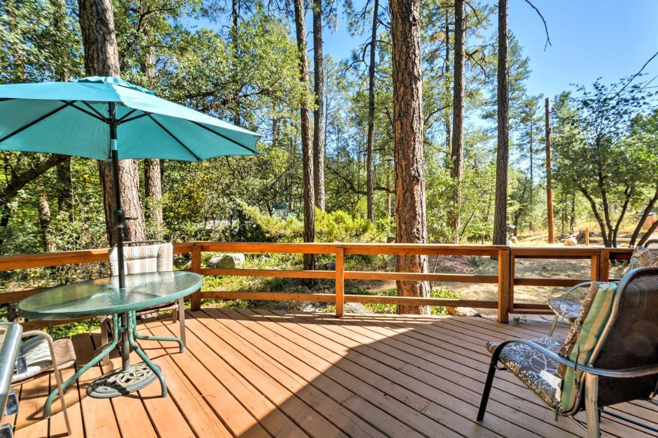 Cozy Cabin With Ac And Deck, 5 Mi To Downtown Prescottヴィラ エクステリア 写真